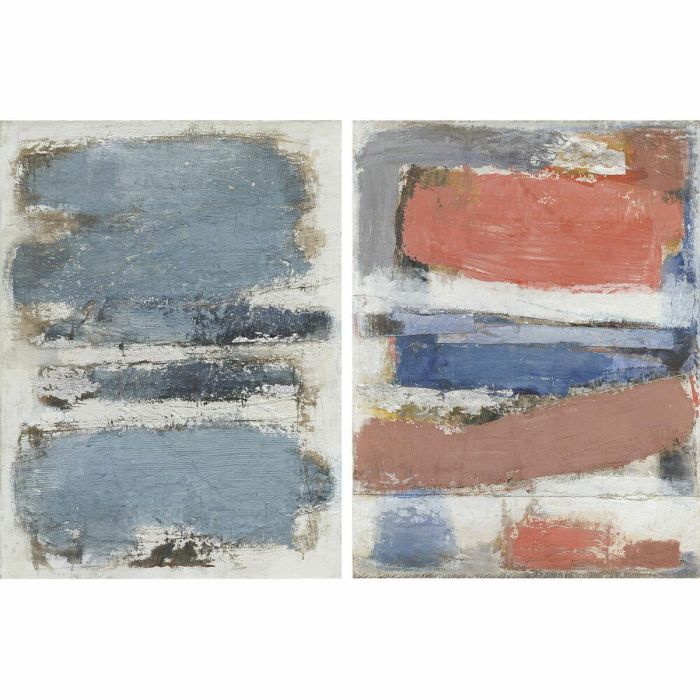 Cuadro Moderno DKD Home Decor Azul Rojo 2.4 x 120 x 90 cm (2 Unidades) Cuadro Moderno DKD Home Decor Azul Rojo 2.4 x 120 x 90 cm (2 Unidades)