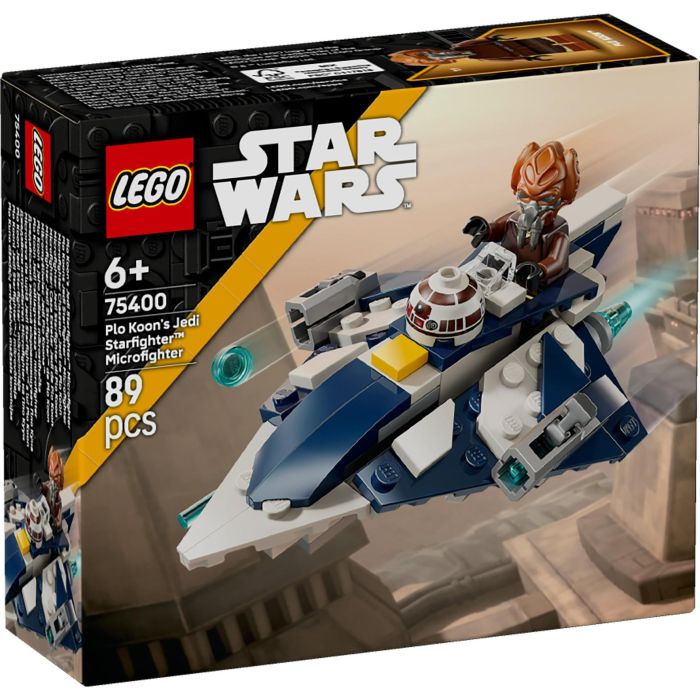 LEGO 75400 Caza Estelar Jedi Plo Koon Microfighter Star Wars Las Guerras Clon Set Construcción con Minifigura +6 años 11 LEGO 75400 Caza Estelar Jedi Plo Koon Microfighter Star Wars Las Guerras Clon Set Construcción con Minifigura +6 años 11
