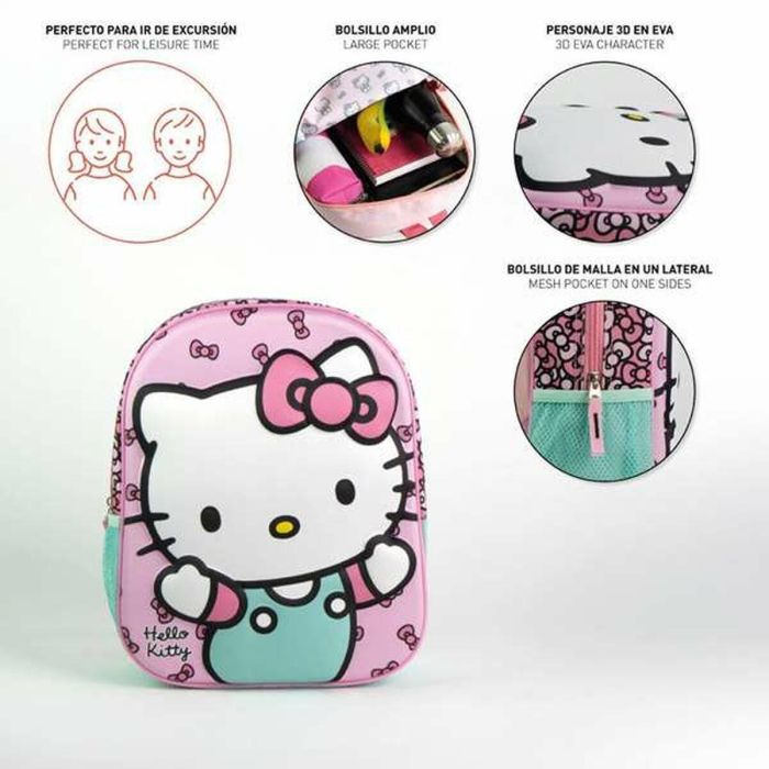 Mochila infantil 3D hello kitty 25.0 x 31.0 x 10.0 cm 1 Mochila infantil 3D hello kitty 25.0 x 31.0 x 10.0 cm 1