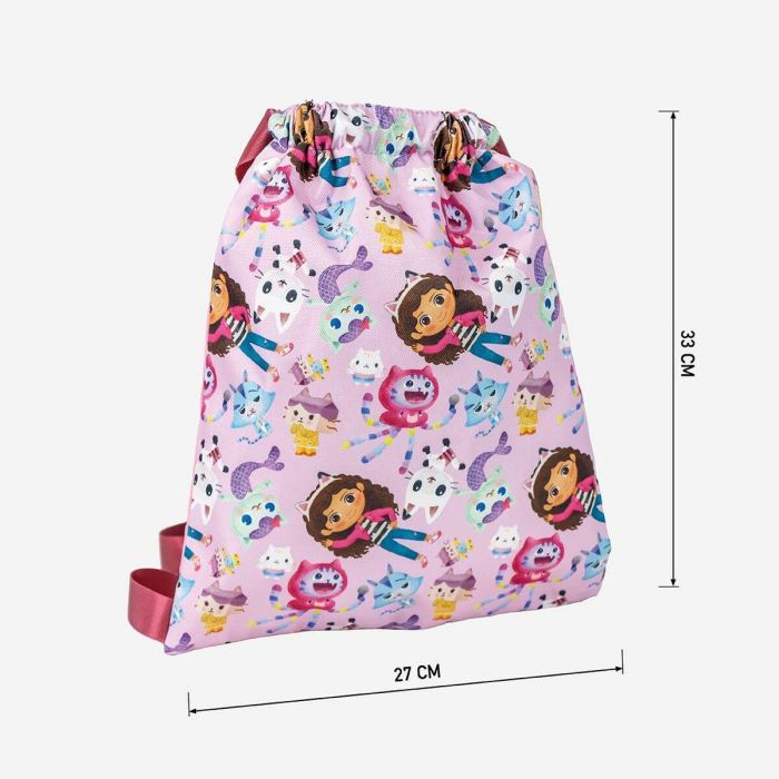 Mochila Saco Infantil Gabby's Dollhouse 27 x 33 cm 5