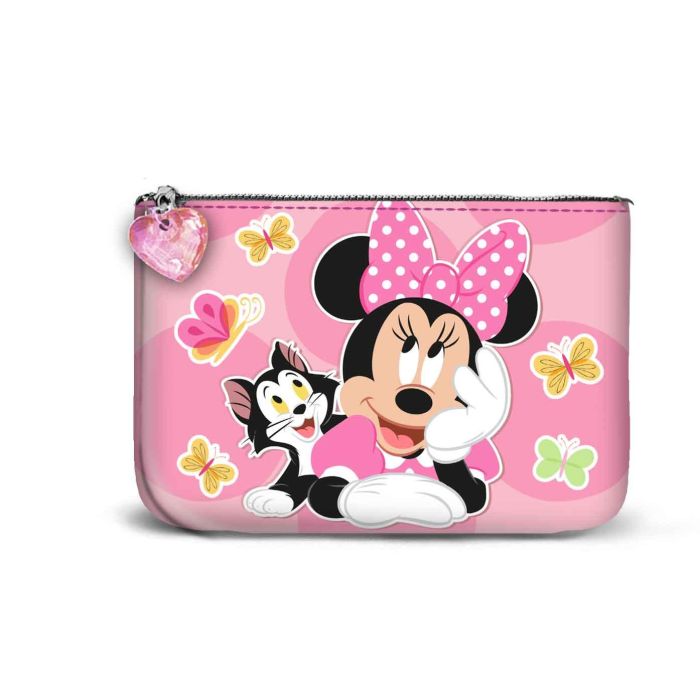 Monedero Cuadrado Pequeño Kitten Disney Minnie Mouse Rosa