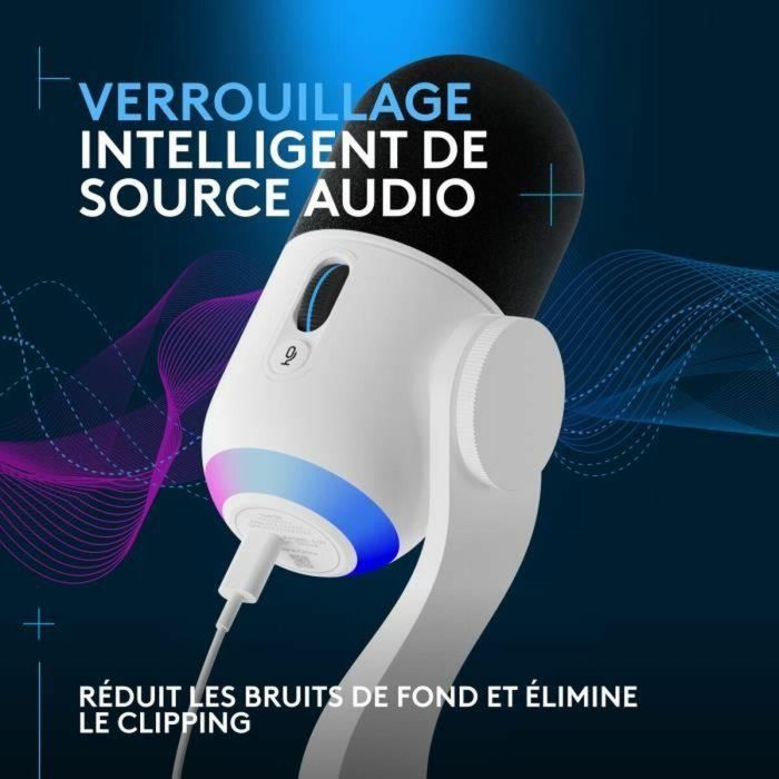 Logitech LOG1712796682120 Micrófono Gaming RGB Premium LIGHTSYNC, Cápsula Dinámica Personalizada y Software Avanzado, Rango Medio 2 Logitech LOG1712796682120 Micrófono Gaming RGB Premium LIGHTSYNC, Cápsula Dinámica Personalizada y Software Avanzado, Rango Medio 2