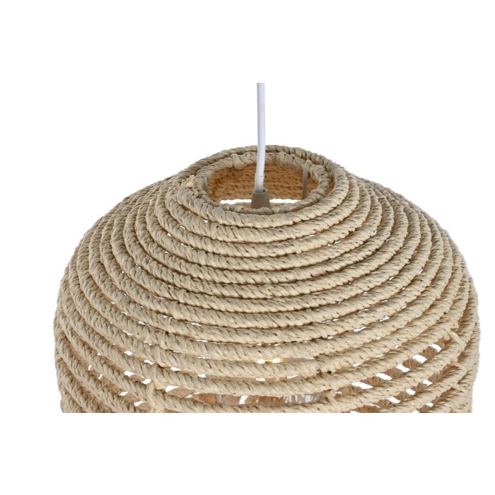 DKD Home Decor Lámpara Techo Ratán Natural 30 x 65 x 30 cm Hecha a Mano 3