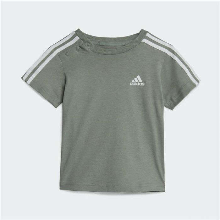 Conjunto Deportivo para Bebé Adidas 3 Stripes Sport Azul 4