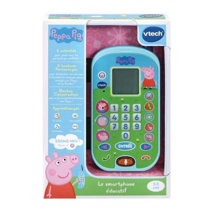 Teléfono de Juguete Peppa Pig Juguete educativo FR 1 Teléfono de Juguete Peppa Pig Juguete educativo FR 1