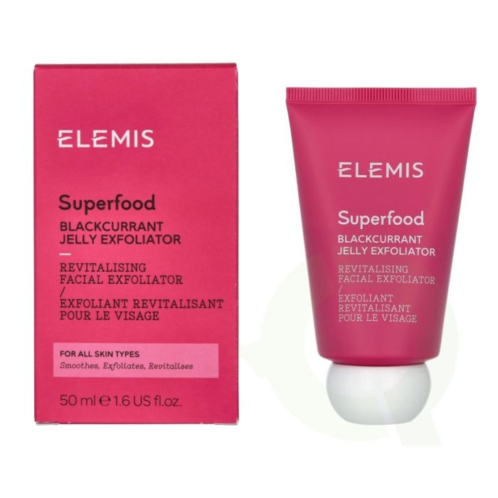 Elemis Superfood Blackcurrant Jelly Exfoliante Facial para Mujer, Todo Tipo de Pieles, 50 ml