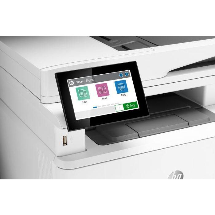 HP LaserJet Enterprise M430f Impresora Multifunción Láser Blanco y Negro, Imprime, Copia, Escanea y Envía Fax, A4, LAN, ADF 5