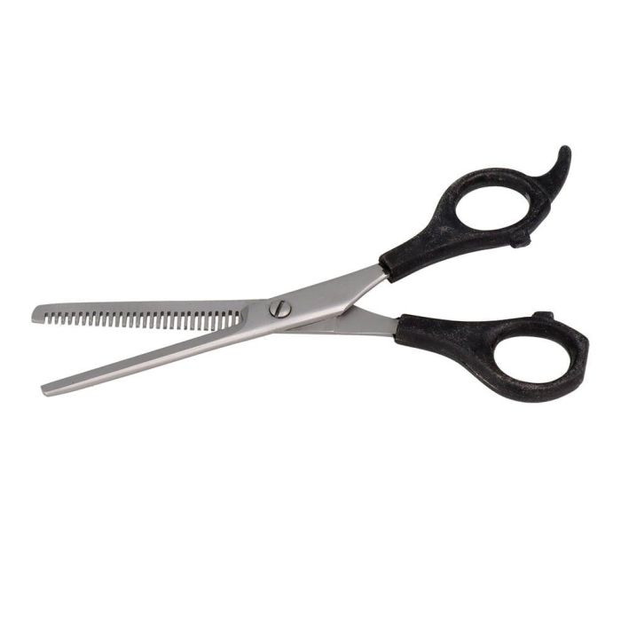 Zenish Tijera Profesional de Metal Negro 6" con 38 Dientes