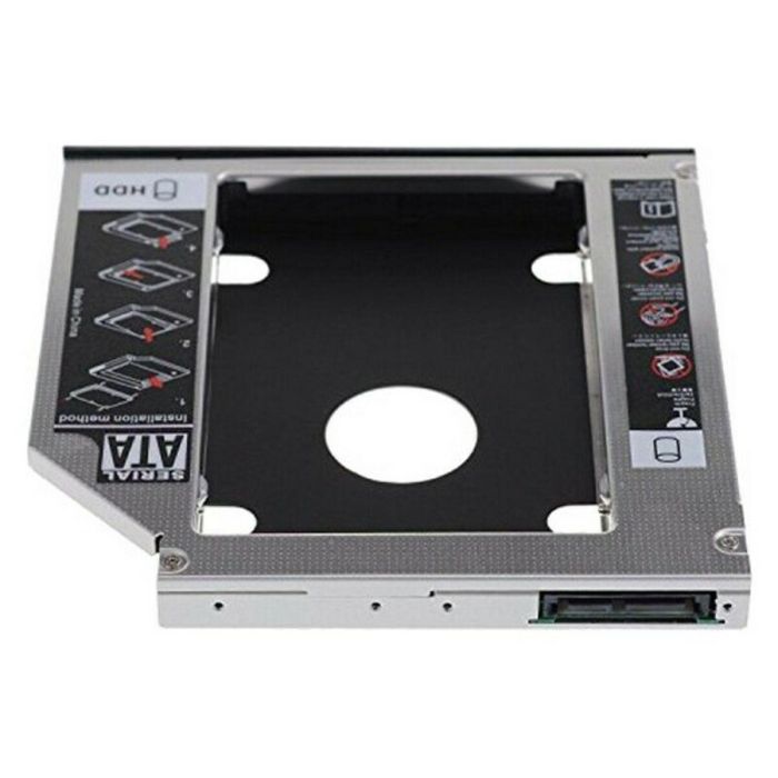 Ewent Adaptador Sata III EW7005 para SSD/HDD en ranura CD/DVD/Blu-ray, compatible con SATA I/II/III, 2.5 pulgadas 1 Ewent Adaptador Sata III EW7005 para SSD/HDD en ranura CD/DVD/Blu-ray, compatible con SATA I/II/III, 2.5 pulgadas 1