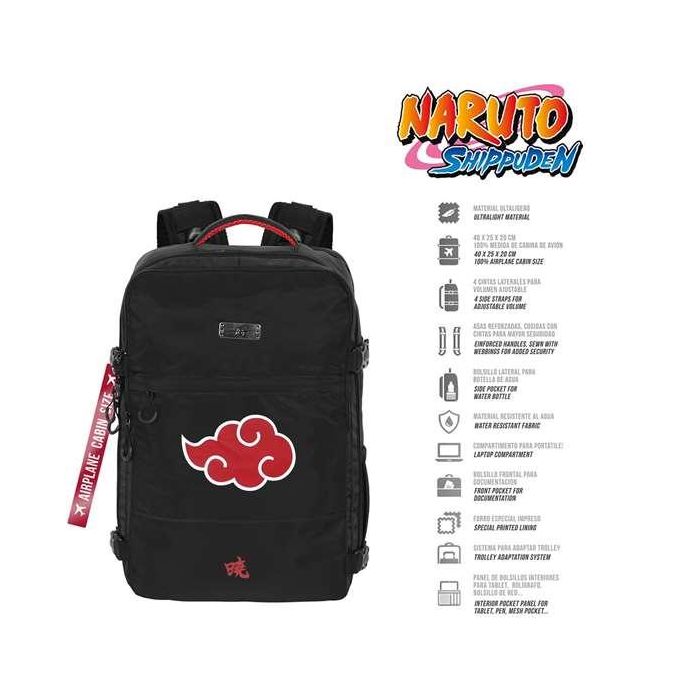 Karactermania Mochila Mercury Cabin Naruto Clouds 25 x 20 x 40 cm - Poliéster Impermeable con Compartimento para Portátil hasta 15" 1 Karactermania Mochila Mercury Cabin Naruto Clouds 25 x 20 x 40 cm - Poliéster Impermeable con Compartimento para Portátil hasta 15" 1