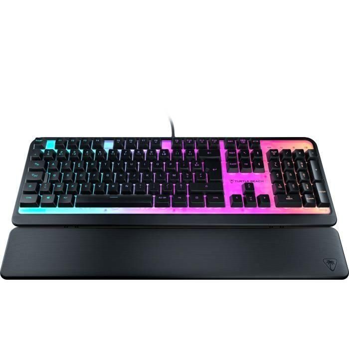 Teclado para juegos - Turtle Beach Magma - Membrana RGB - Negro, teclas silenciosas, AIMO RGB