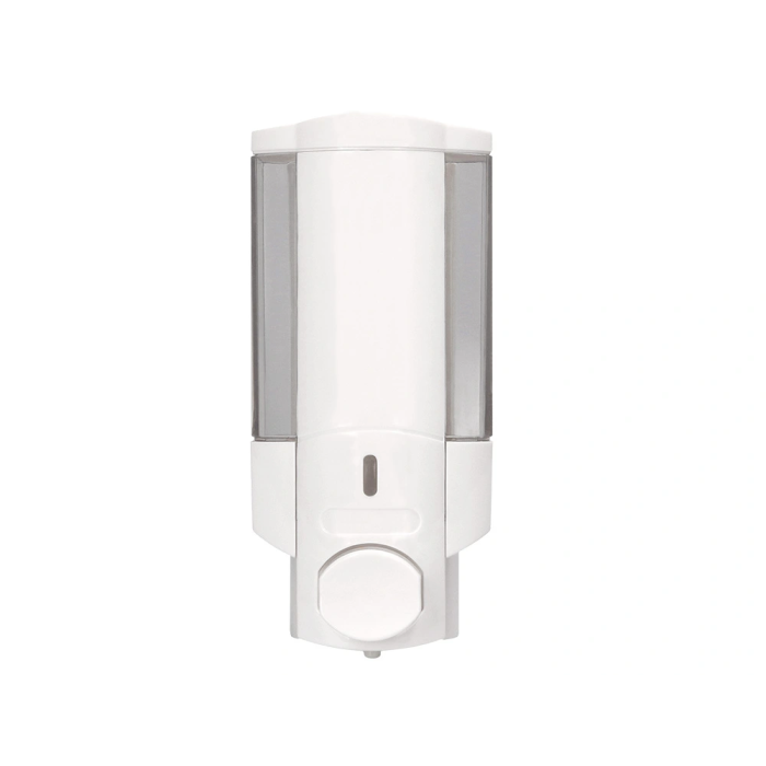 Q-connect Dispensador de jabón manual 350 ml blanco 1