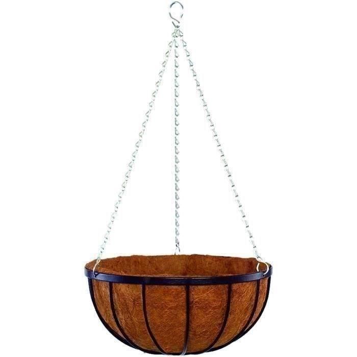 Garden Id 05020034 Suspensión de Coco Georgian Ø30 H17 cm - Maceta Colgante Premium con Estructura Sólida y Profundidad para Crecimiento Óptimo Garden Id 05020034 Suspensión de Coco Georgian Ø30 H17 cm - Maceta Colgante Premium con Estructura Sólida y Profundidad para Crecimiento Óptimo