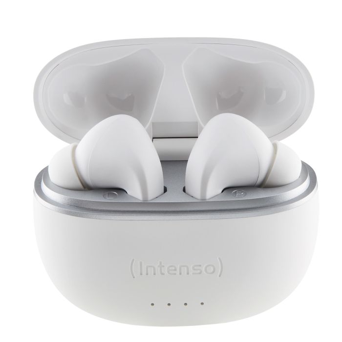 Intenso Auriculares Bluetooth Buds T300A TWS con ANC Blanco, Conexión Inalámbrica V5.3 y 35 Horas de Batería 3 Intenso Auriculares Bluetooth Buds T300A TWS con ANC Blanco, Conexión Inalámbrica V5.3 y 35 Horas de Batería 3