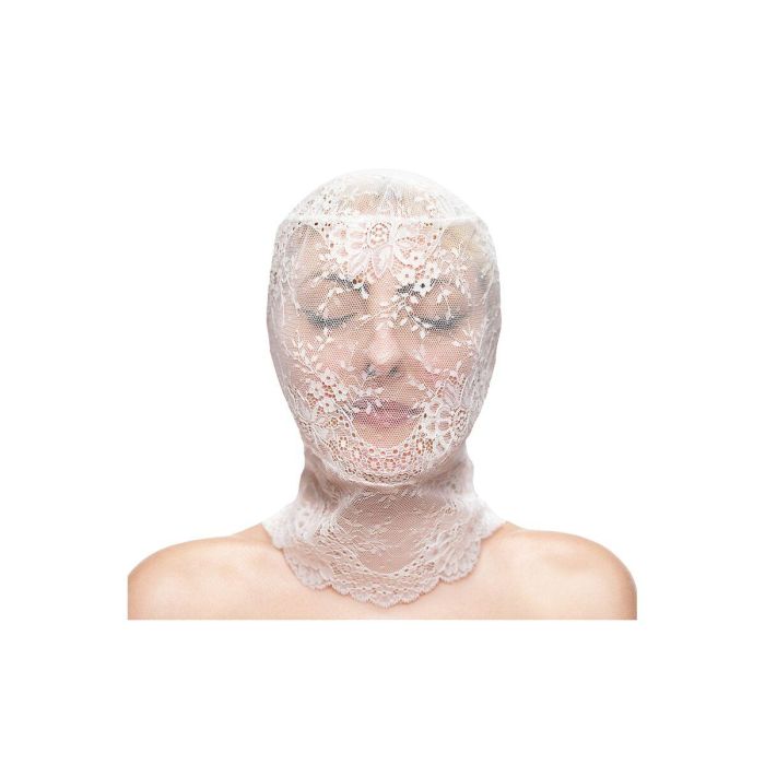 Máscara NS Novelties Fetish & Fashion Blanco 4 Máscara NS Novelties Fetish & Fashion Blanco 4