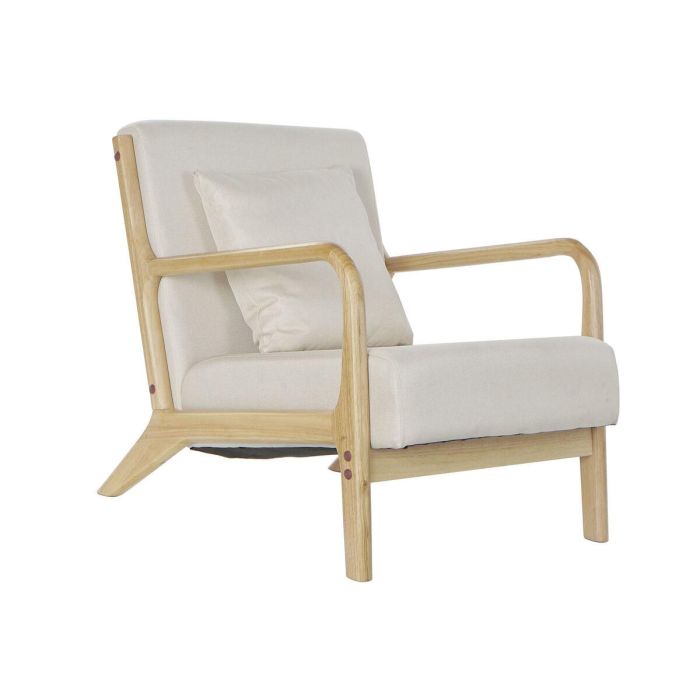Sillon Scandi DKD Home Decor Beige 77 x 73 x 65 cm Sillon Scandi DKD Home Decor Beige 77 x 73 x 65 cm