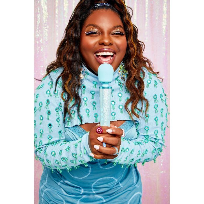 Vibrador Le Wand All That Glimmers Set Azul Pastel 2 Vibrador Le Wand All That Glimmers Set Azul Pastel 2