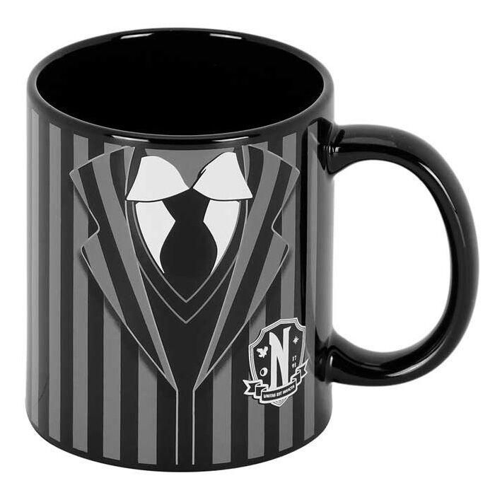 Wednesday Miércoles Taza Uniform Negro - Cerámica para bebidas calientes con caja regalo 4 Wednesday Miércoles Taza Uniform Negro - Cerámica para bebidas calientes con caja regalo 4