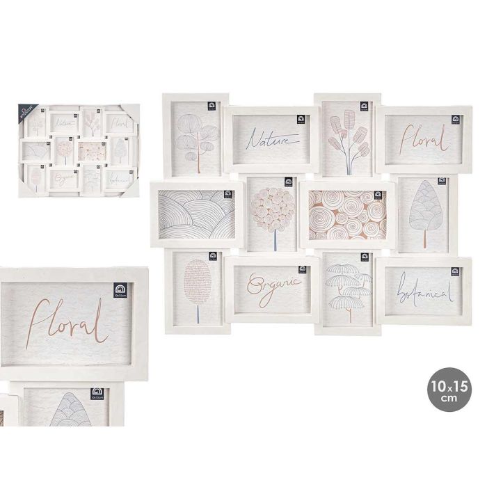 Portafotos 10X15Cm 12 Fotos Blanco Giftdecor (4 Unidades) Portafotos 10X15Cm 12 Fotos Blanco Giftdecor (4 Unidades)