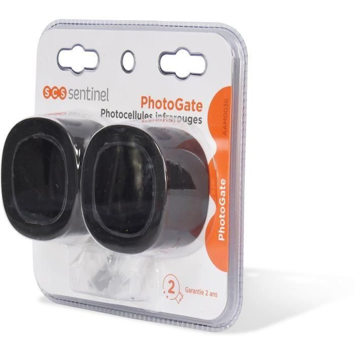 Juego de 2 fotocélulas infrarrojas con cable IP44, rango de 10 m en campo libre - Photogate 2 Juego de 2 fotocélulas infrarrojas con cable IP44, rango de 10 m en campo libre - Photogate 2
