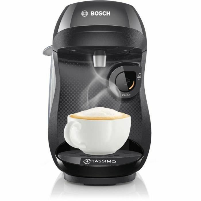 Bosch TAS102EC3 Pack Cafetera Tassimo Happy Negra + 3 Paquetes de Cápsulas Tassimo 4