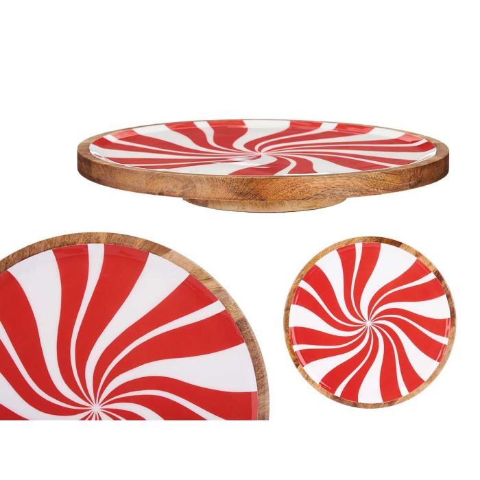 Centro Mesa Madera Redondo Giratorio Candy 40Cm Krist+ (4 Unidades) Centro Mesa Madera Redondo Giratorio Candy 40Cm Krist+ (4 Unidades)