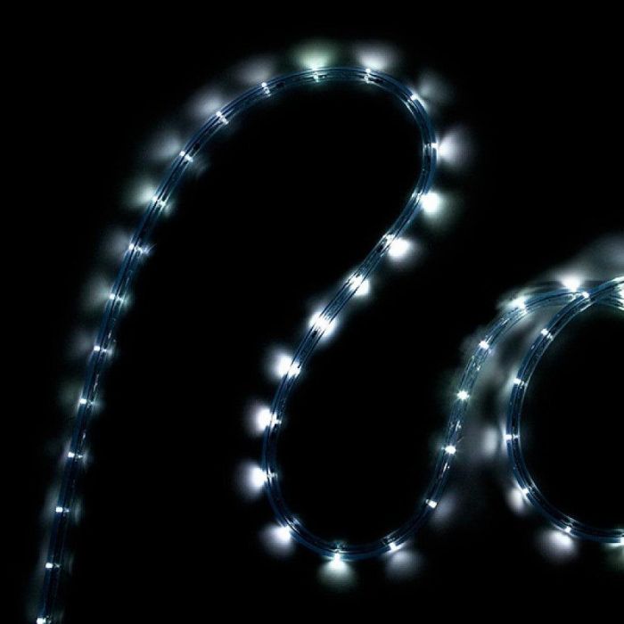 Cordón LED Blanco Frío 6000K 3750 Lúmenes 220V IP65 para Exterior/Interior 1 Metro 40.000 Horas [CA-COR-220-CW] 1