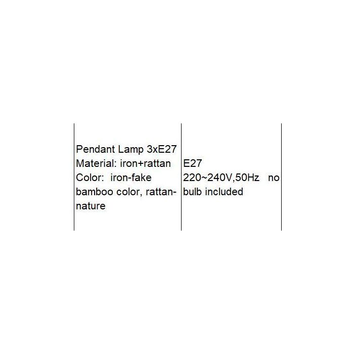 Lampara Techo Urban DKD Home Decor Marron Claro Blanco 38 x 75 x 38 cm 2