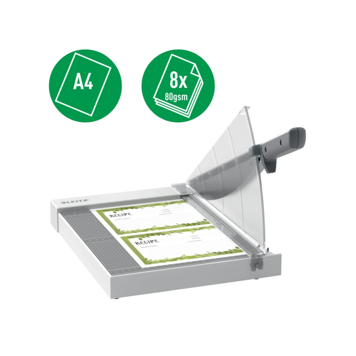 Guillotina Leitz Precision Home A4 Acero Inoxidable Plástico Gris 3