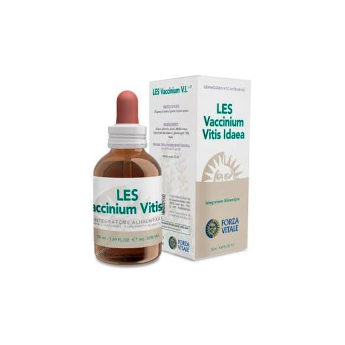 FORZA VITALE Arándano Rojo Vaccinium Vitis Idaea 50ml para Vías Urinarias y Drenaje Corporal