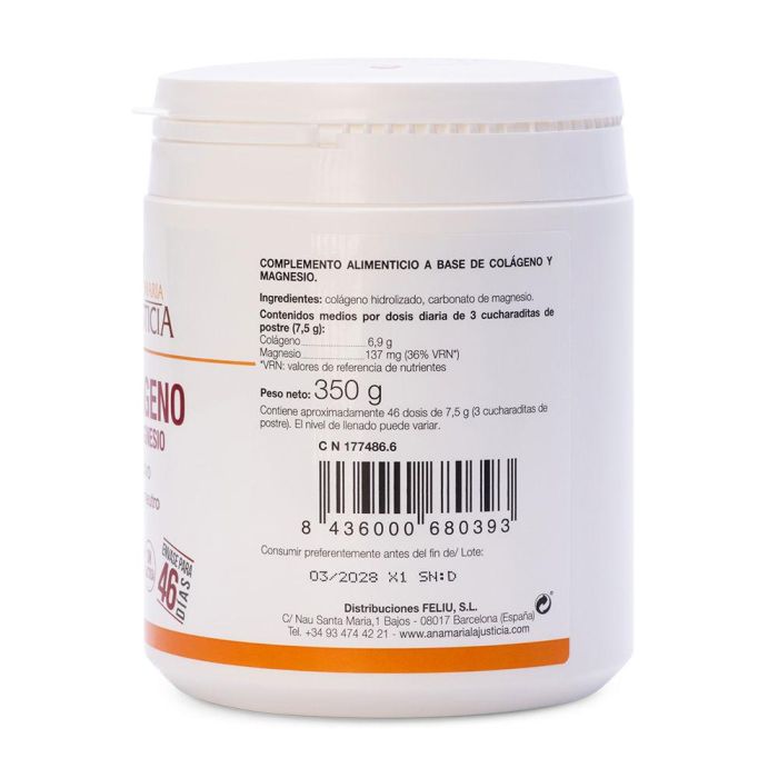 Ana Maria Lajusticia Colágeno con Magnesio Polvo 350 gr 2