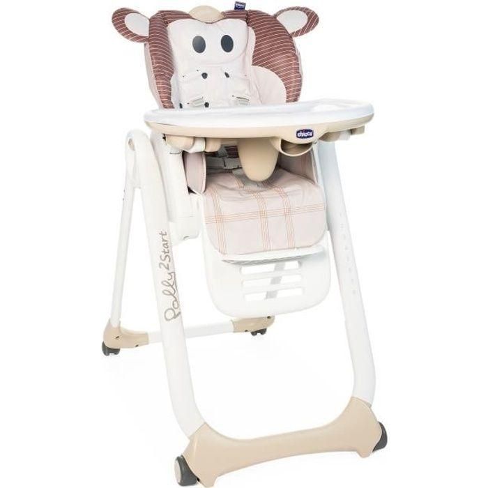 Chicco Trona Polly 2 Start Monkey, desde nacimiento hasta 3 años