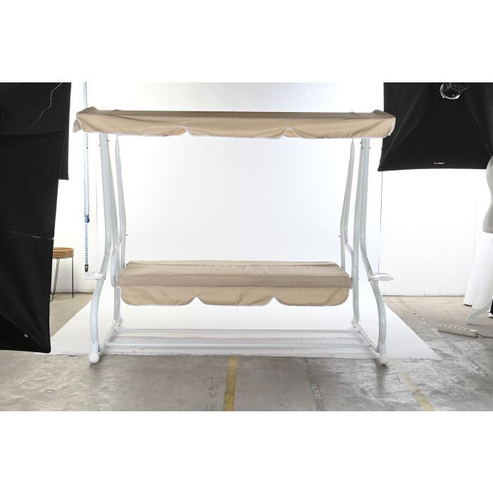 Banco Terraza Y Jardin DKD Home Decor Beige Blanco 120 x 167 x 210 cm 5 Banco Terraza Y Jardin DKD Home Decor Beige Blanco 120 x 167 x 210 cm 5
