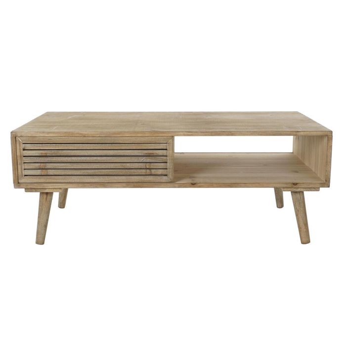 Mesa Centro Alpino DKD Home Decor Natural 59 x 38 x 99 cm 3