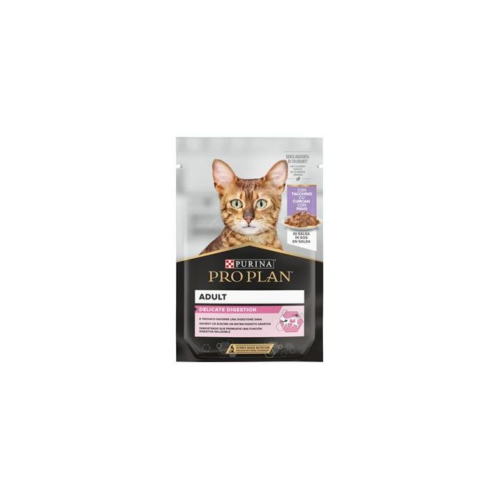 Purina Proplan Feline Nutri Savour Delicate Pavo 26 sobres de 85 gr