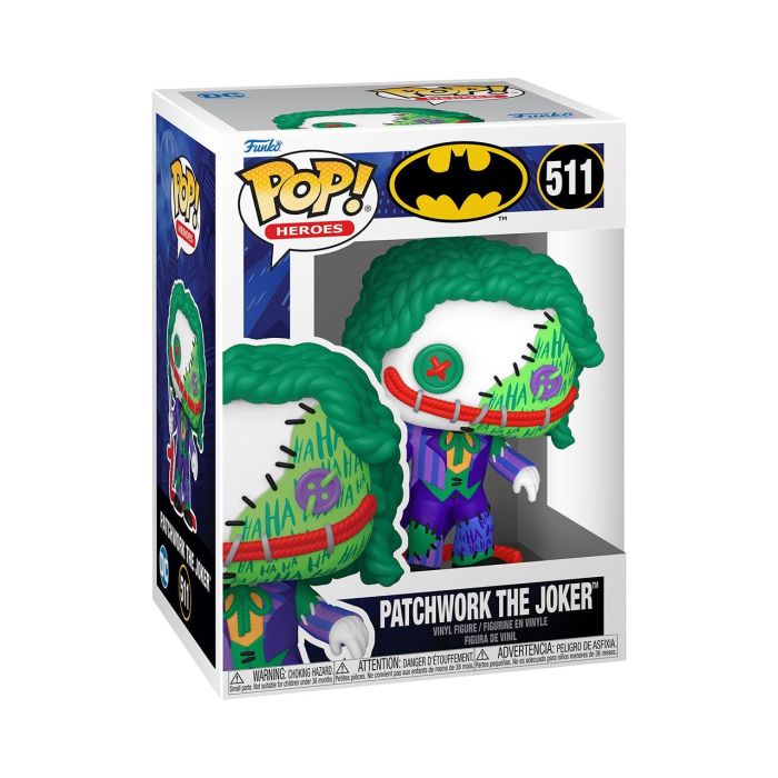 Funko 80906 Pop! The Joker Patchwork DC Comics Figura Coleccionable de Vinilo para Fans del Príncipe Payaso del Crimen de DC Comics 1 Funko 80906 Pop! The Joker Patchwork DC Comics Figura Coleccionable de Vinilo para Fans del Príncipe Payaso del Crimen de DC Comics 1
