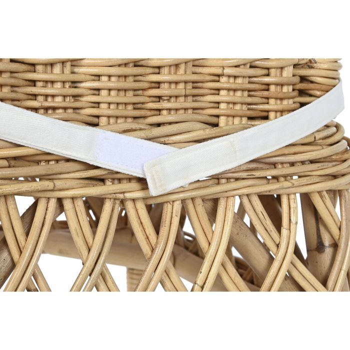 Silla Balines DKD Home Decor Natural Blanco 58 x 90 x 47 cm 5 Silla Balines DKD Home Decor Natural Blanco 58 x 90 x 47 cm 5