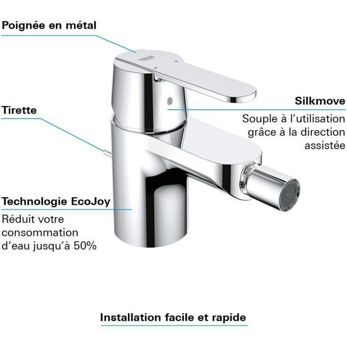 GROHE - Mezclador monomando de bidé - Tamaño S 1 GROHE - Mezclador monomando de bidé - Tamaño S 1