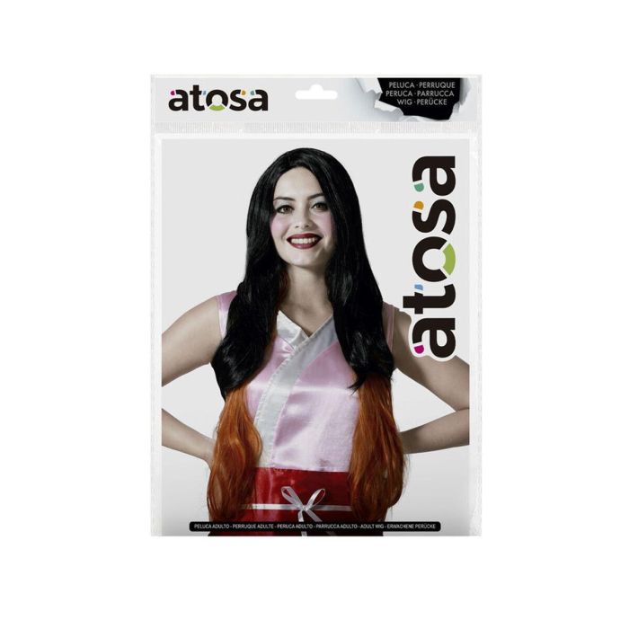 Peluca Marrón Negro 1