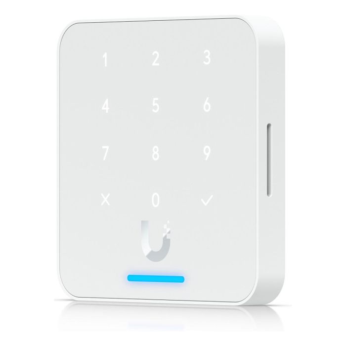Ubiquiti Lector de Tarjetas NFC con Teclado y Soporte Apple Touch ID, Policarbonato, Cristal, Aleación de Aluminio, IP55 Blanco
