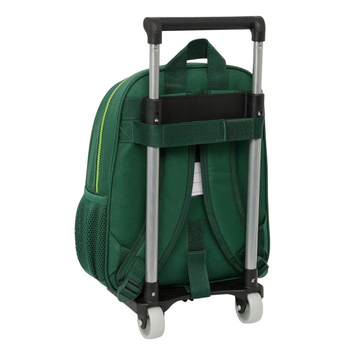 Mochila Escolar con Ruedas Real Betis Balompié Verde 28 x 34 x 10 cm 1
