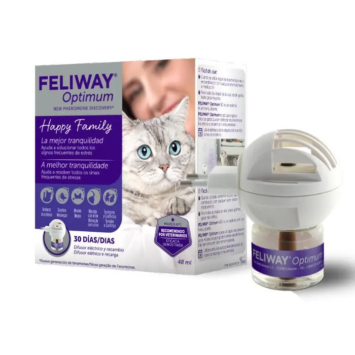 Feliway Optimum Difusor + Recambio 48 mL