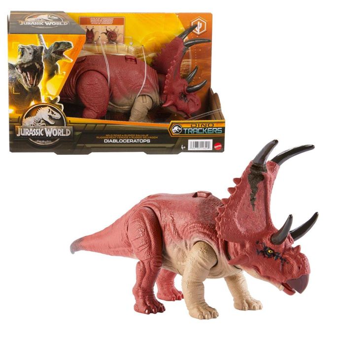 Dinosaurio Wild Roar Diabloceratops Jurassic World Hlp16