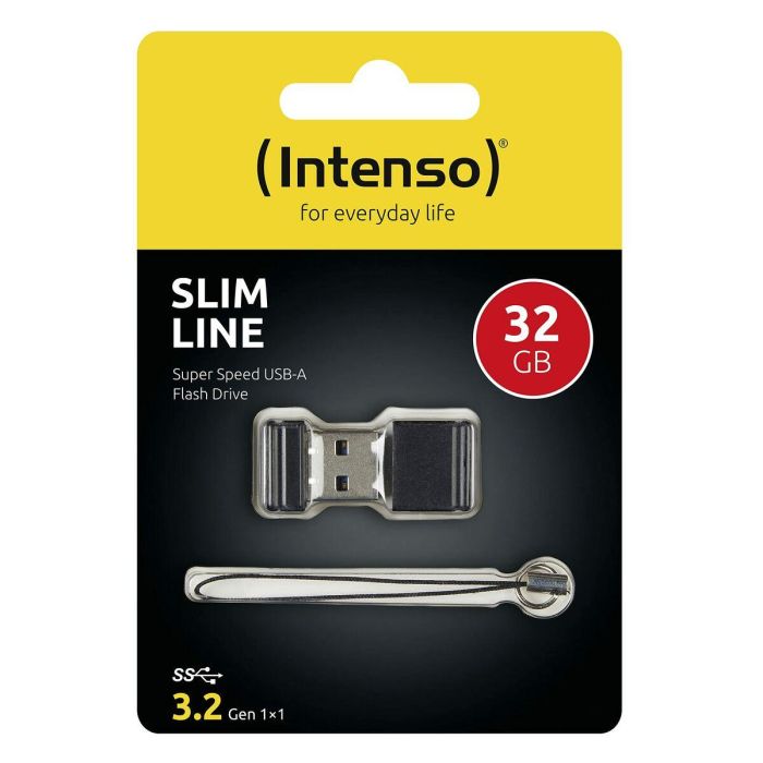 Memoria USB INTENSO Slim Line 32 GB Negro 2