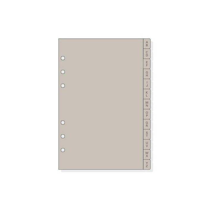 Recambio Agenda Finocam R564 Open 500 117X181 Indice A-Z Plast. 13 Pest.