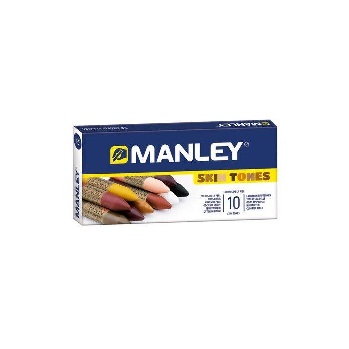 Manley Estuche 10 Ud Ceras Surtido Tonos De La Piel Manley Estuche 10 Ud Ceras Surtido Tonos De La Piel
