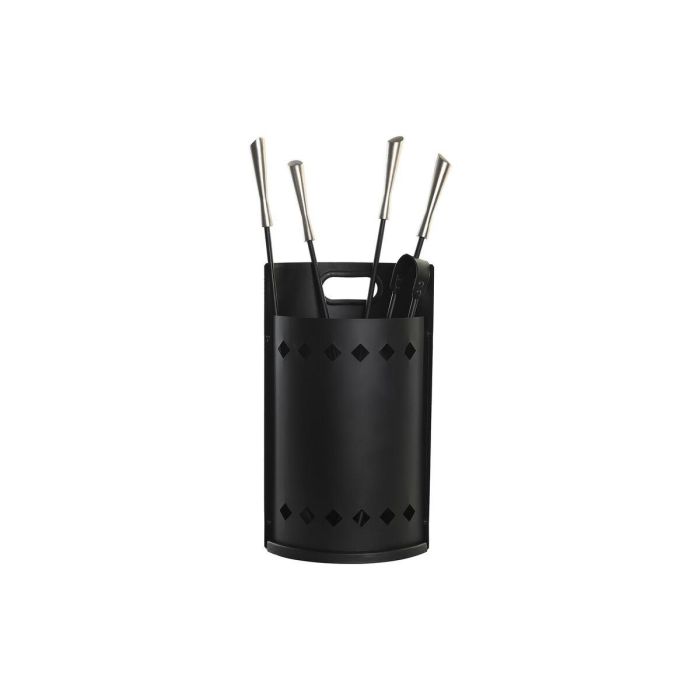 Chimenea Loft DKD Home Decor Negro 2 x 62 x 11 cm Set de 4 1