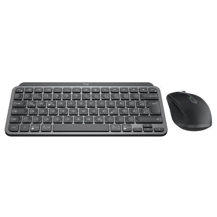 Logitech MX Keys Mini Teclado y Ratón Bluetooth Inalámbrico QWERTZ Grafito para Oficina