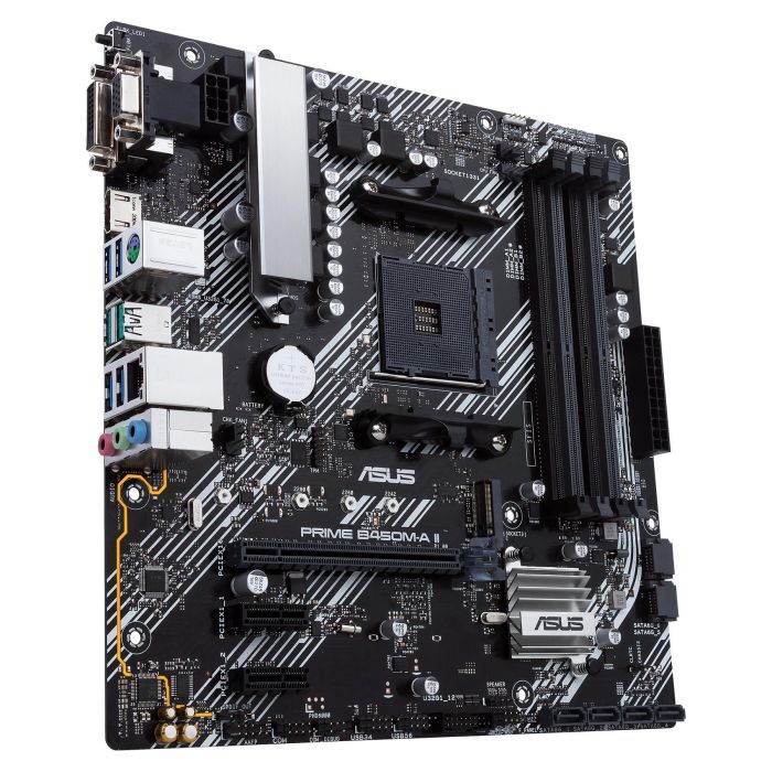 ASUS AM4 PRIME B450M-A II Placa Base para PC, AMD B450 Chipset, Micro ATX 5