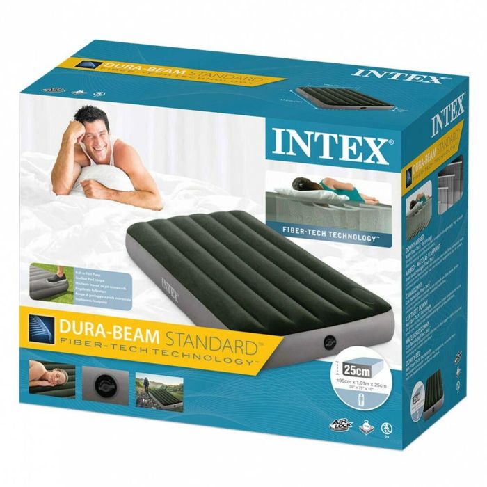 Colchón Hinchable Intex 99 x 25 x 191 cm (4 Unidades) 2